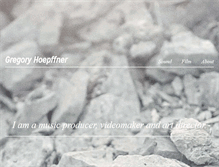 Tablet Screenshot of gregory-hoepffner.net